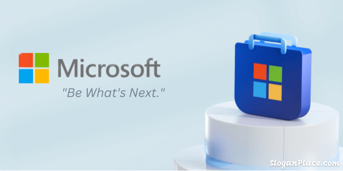 microsoft slogan tagline